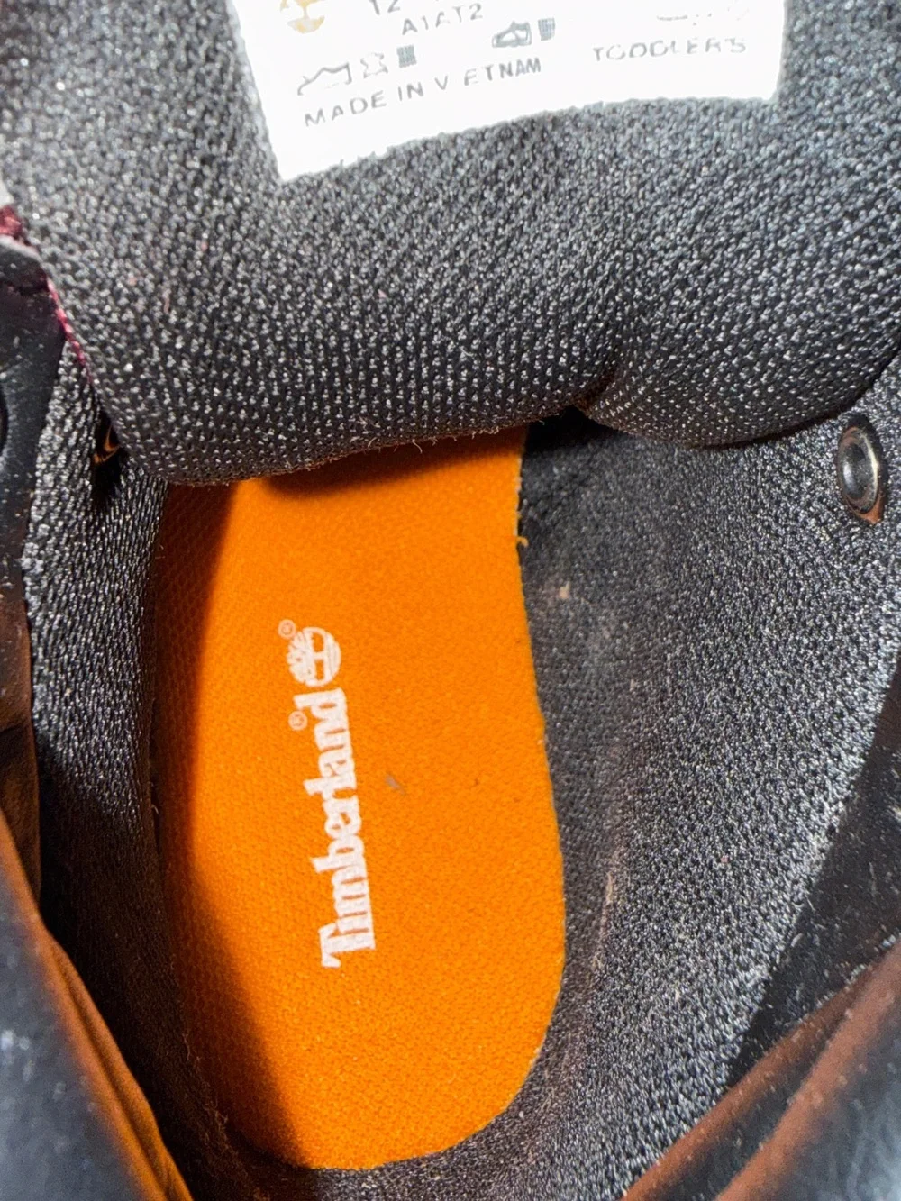 Timberland Kids Burgundy and Black Lace-Up Hiking Boots